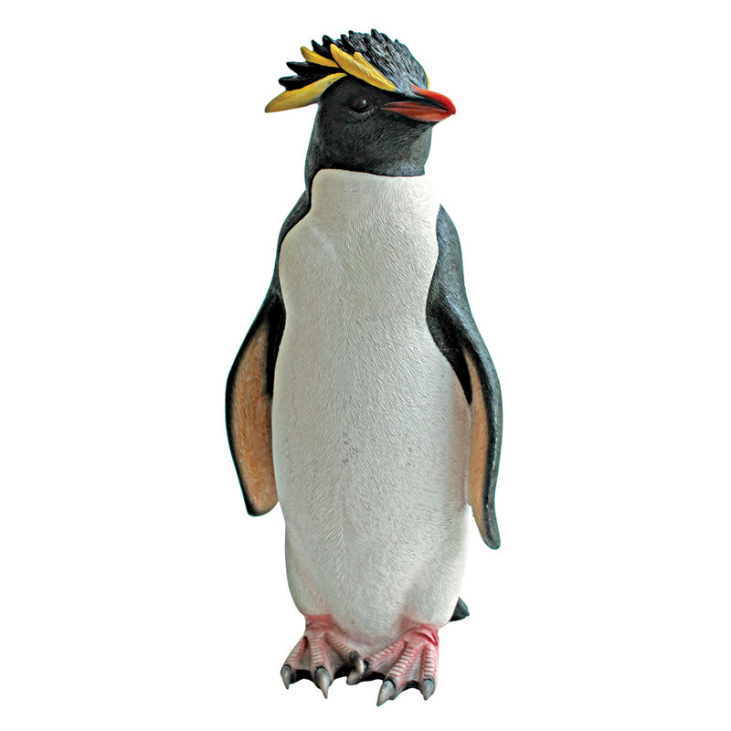 ペンギン 置物　ロックホッパーペンギン Design Toscano Rock Hopper Penguin Statue & Reviews | Wayfair